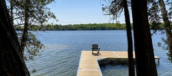 Newly renovated 2-bedroom waterfront cabin in Maberly is waiting for you.