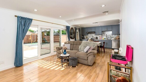 House, Multiple Beds, Patio, Garden View (1209 La Puente) | Living area - Cozy Family Retreat/game Room&backyard in Hacienda (Hacienda Heights)
