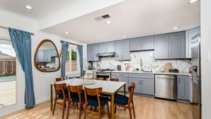 House, Multiple Beds, Patio, Garden View (1209 La Puente) | Private kitchen | Coffee/tea maker - Cozy Family Retreat/game Room&backyard in Hacienda (Hacienda Heights)