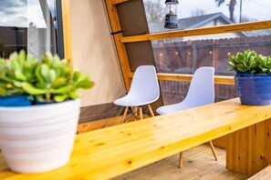 Cabin, 1 Queen Bed, Patio, Garden View (GLAMP 503 Glendora) | Property grounds - Urban Glamping Oasis: Comfort & Adventure Combined (Glendora)