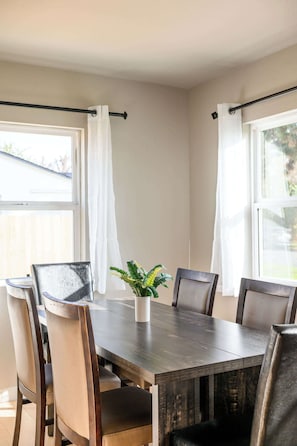 House, Multiple Beds, Patio, Garden View (333 Monrovia) | Dining - Luxury Modern Retreat With Spacious Yard & Premium Comfort (Monrovia)