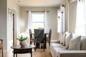 House, Multiple Beds, Patio, Garden View (333 Monrovia) | Living area - Luxury Modern Retreat With Spacious Yard & Premium Comfort (Monrovia)