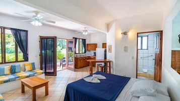 1 habitación, tabla de planchar con plancha, wifi y ropa de cama