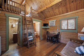 Deluxe Cabin, Kitchenette, Mountain View | Free WiFi, bed sheets - Texas Hill Country Resort (Medina)