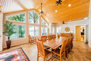 Dining - 6BR Lakefront Lake Anna, Views, Boat Dock, Hot Tub (Mineral)