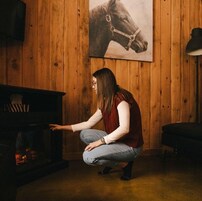 Chalet, 2 Bedrooms | Living area