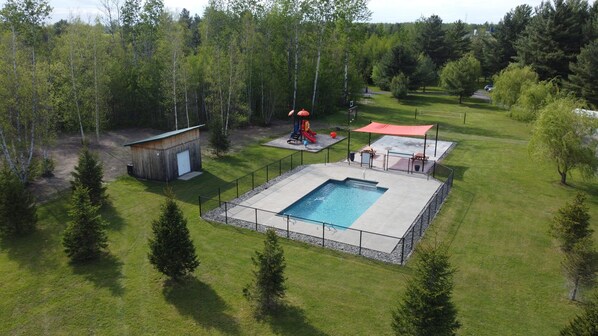 Seasonal outdoor pool