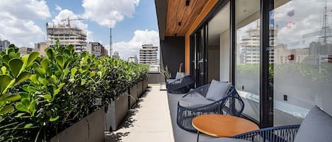 Estudio superior | Terraza o patio