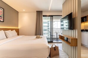 家庭开间 | 笔记本电脑工作区、熨斗/熨衣板、免费 WiFi、床单