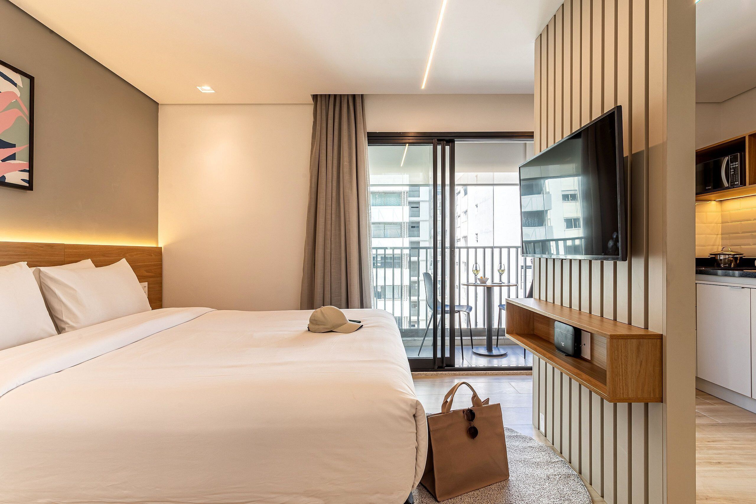 Familjestudio | Arbetsyta för laptop, strykjärn/strykbräda, gratis wi-fi och sängkläder