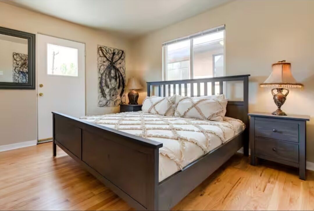 2 bedrooms, iron/ironing board, travel crib, WiFi