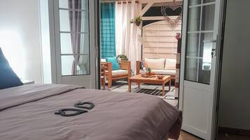 1 chambre, fer et planche à repasser, Wi-Fi gratuit, draps fournis