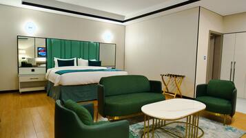 Junior Suite, City View | 1 bedroom, desk, laptop workspace, free WiFi