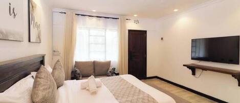 1 多间卧室、熨斗/熨衣板、WiFi、床单