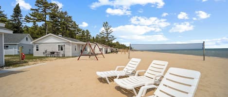Tæt på stranden