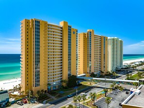 Exterior - NEW Owner! Splash 2 King Master BR+Bunks -Free Beach Svs-   - Keyless Entry (Panama City Beach)