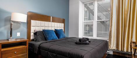 1 室のベッドルーム、アイロン / アイロン台、WiFi、ベッドシーツ