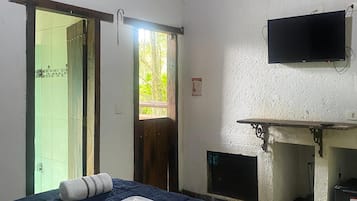 Chalé luxo, varanda coberta | 1 quarto, Wi-Fi de cortesia