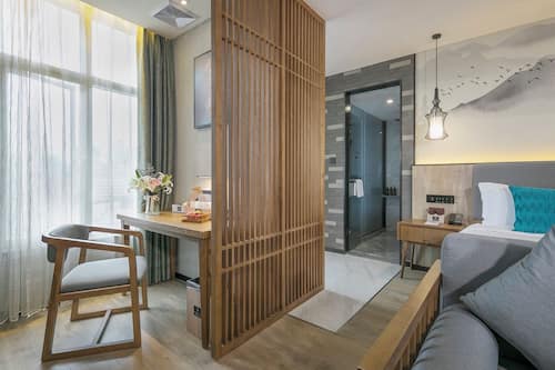 Design Double Room, City View | Desk, laptop workspace, soundproofing, iron/ironing board