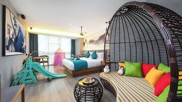 Family Double Room, City View | View from room