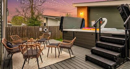 HotTub/Pool~Arcade Games~Fountain Sq~Great for groups~10 Min to Lucas Oil