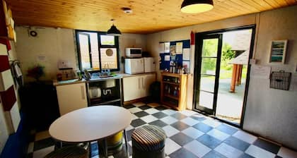 Cozy Hot Tent with Log Burner & Hot Tub Right Tent