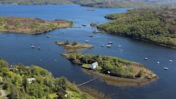 منظر من الجو على ارتفاع عالٍ