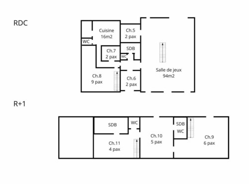 Villa Haut Briauche (61) - Heated pool - Beach Volley - 2h Paris - 45p