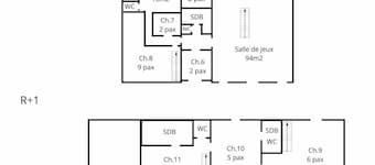 Villa Haut Briauche (61) - Heated pool - Beach Volley - 2h Paris - 45p