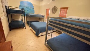 5 bedrooms, iron/ironing board, travel crib, WiFi