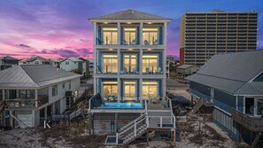 Exterior - Blue Diamond by Kaiser, Beach Front Luxury Home with Swim Spa, Outdoor Bar, & Grill (Gulf Shores)