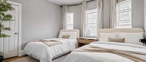 3 bedrooms, iron/ironing board, travel cot, free WiFi