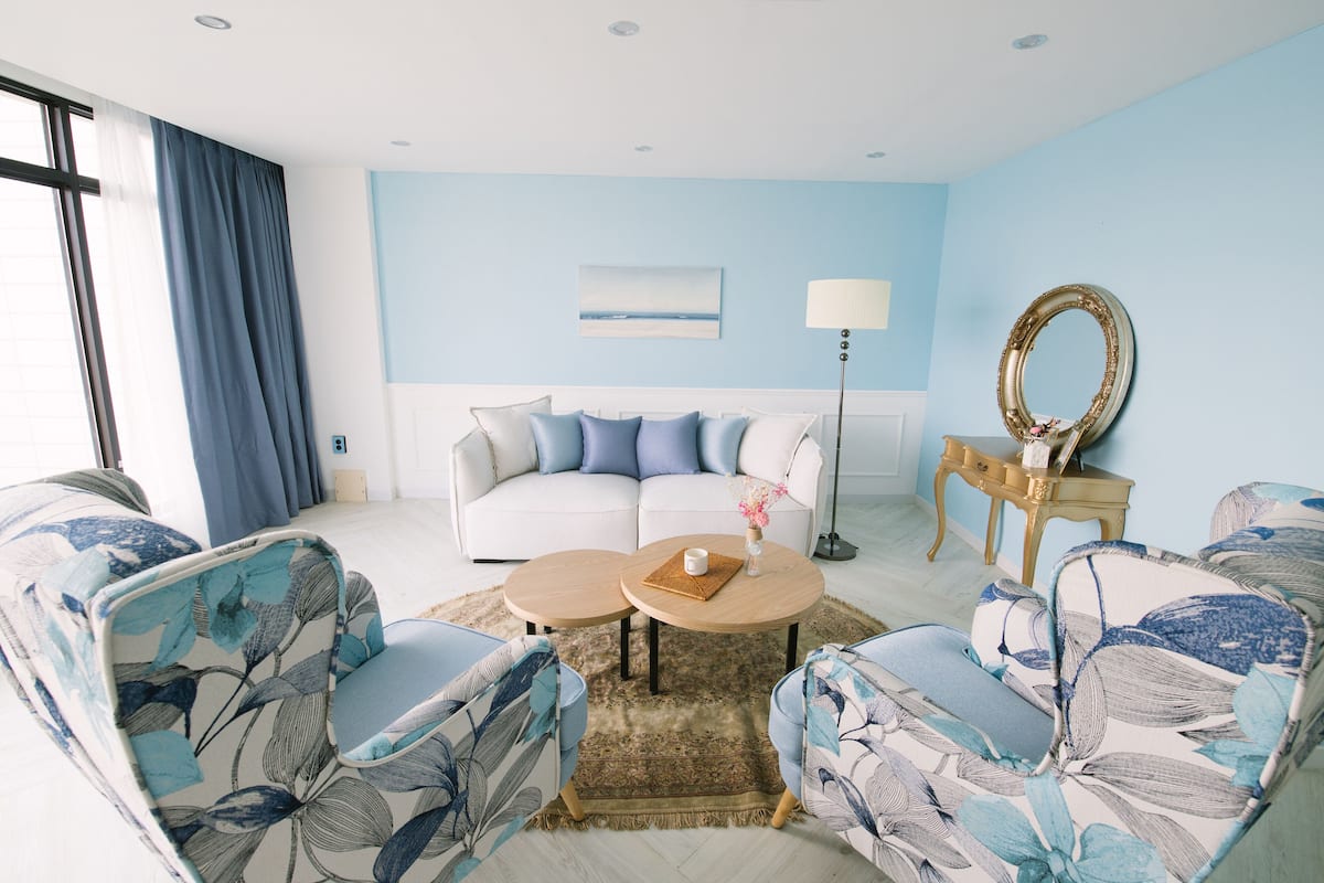 Economy Penthouse, Sea View | 2 bedrooms, hypo-allergenic bedding, laptop workspace, free WiFi