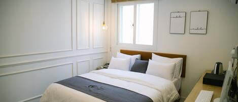 Phòng đôi Deluxe | 2 phòng ngủ, bộ đồ giường kháng dị ứng