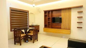 Deluxe Double or Twin Room, City View | Desk, laptop workspace, blackout curtains, free WiFi