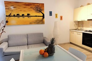 Standard Apartment, 1 Bedroom, Sea Facing (Casa Duria Rosa) | Living area