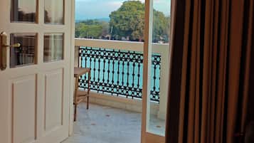 Ganga View Suite Room With Private Balcony | 1 bedroom, soundproofing, iron/ironing board