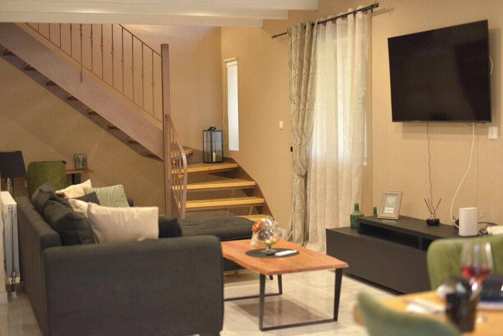 Family House, Garden View | Living area | Flat-screen TV