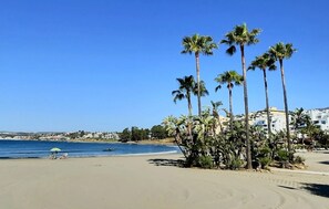 On the beach