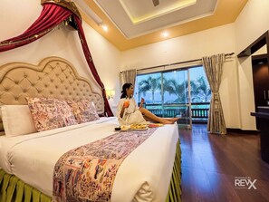 Premium Room, Mountain View | Soundproofing, iron/ironing board, free WiFi, bed sheets - The Neeraj River Forest Resort (Rishikesh)