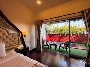 Premium Room, Pool View | View from room - The Neeraj River Forest Resort (Rishikesh)