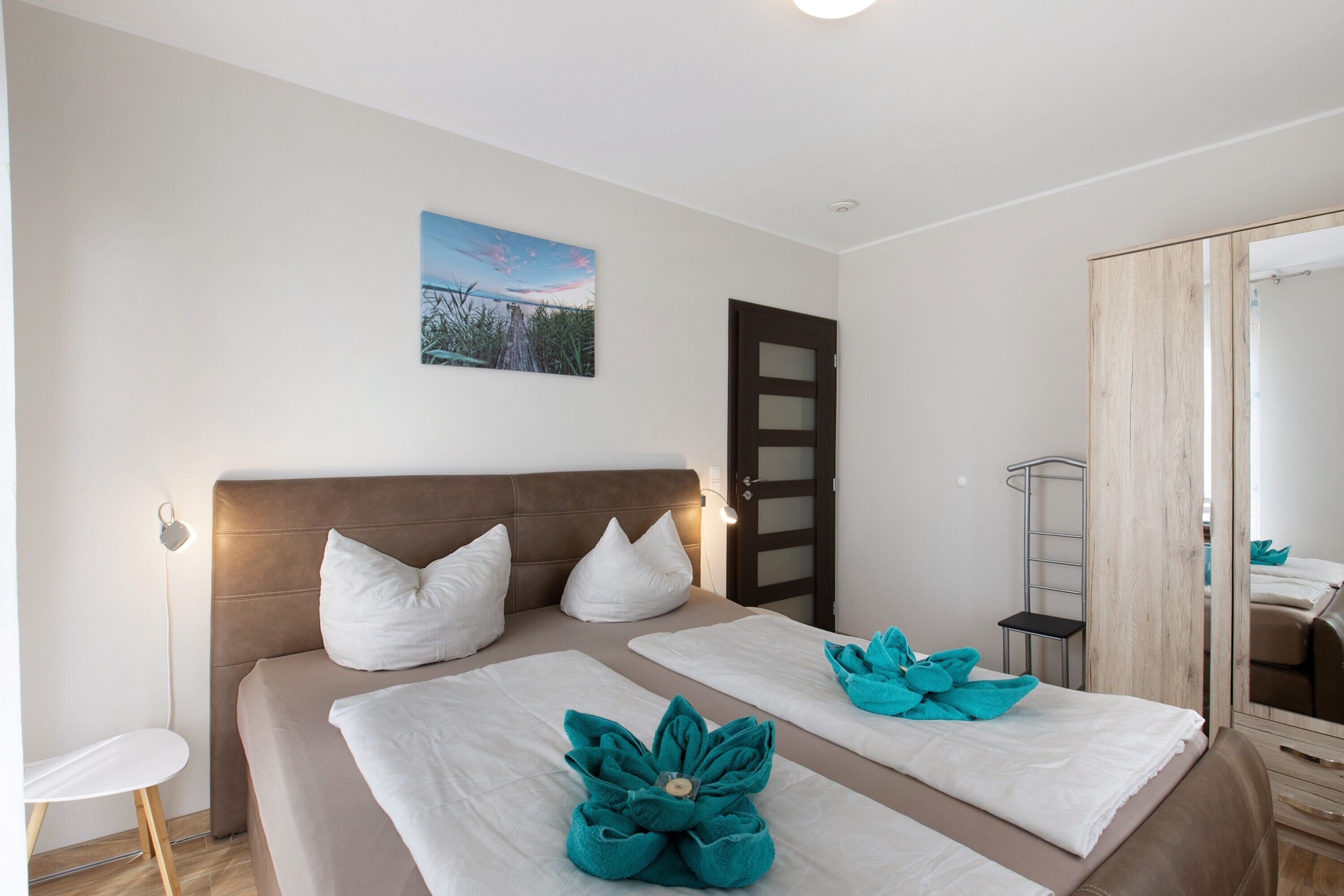 2 habitaciones, wifi gratis y ropa de cama 