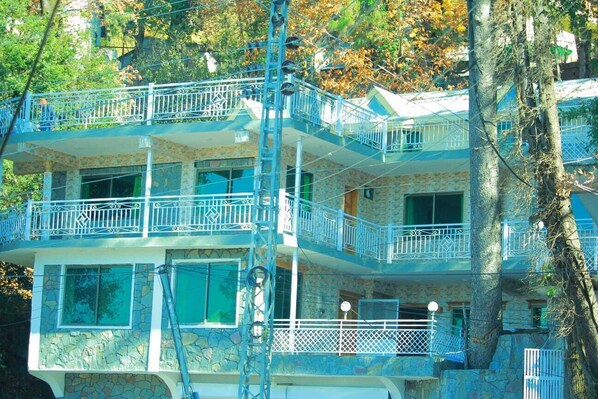 Fassade der Unterkunft