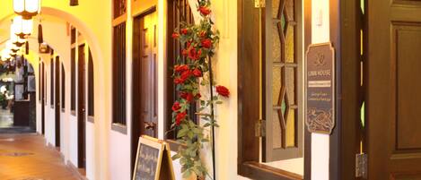 Façade de l’hébergement