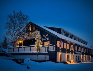 Façade de l’hébergement