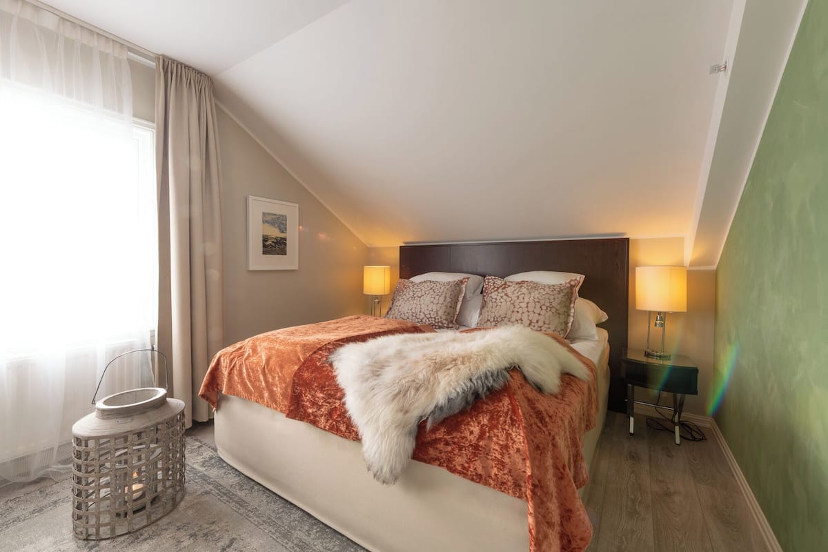 1 slaapkamer, luxe beddengoed, donzen dekbedden, pillowtop-bedden