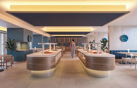 Daily buffet breakfast (EUR 18 per person)