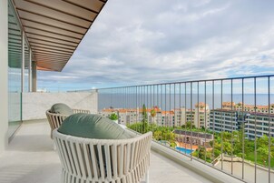 Superior Suite, Balcony, Sea View | Terrace/patio
