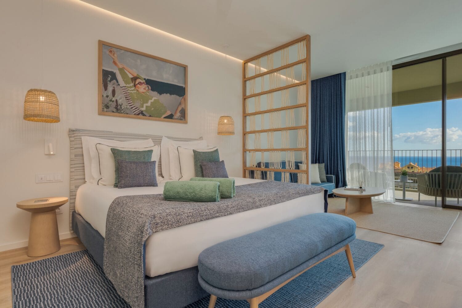 Suite, Balcony, Sea View | Minibar, in-room safe, blackout drapes, soundproofing