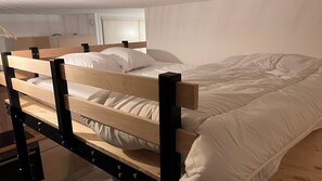 1 soverom og strykejern/-brett